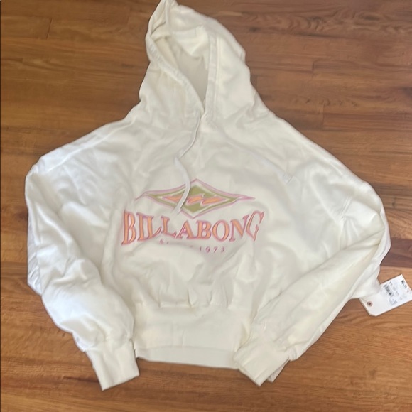 Billabong Tops - Billabong White Hoodie